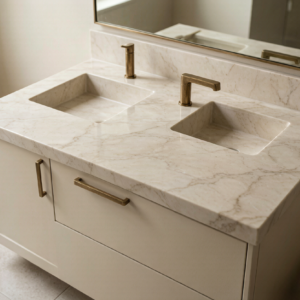 Noir Marble Double Vanity