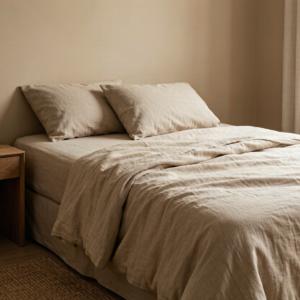Fable Oat Linen Bedding Set