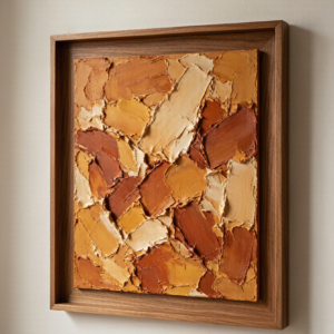 Ember Textured Impasto Art